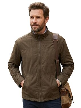 The Territory Ahead Men's XL Brown Full Zip Lightweight Jacket